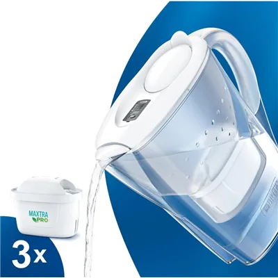 Brita Marella biela filtračná kanvica 2,4 l + 3 ks filtra Maxtra Pro Pure Performance