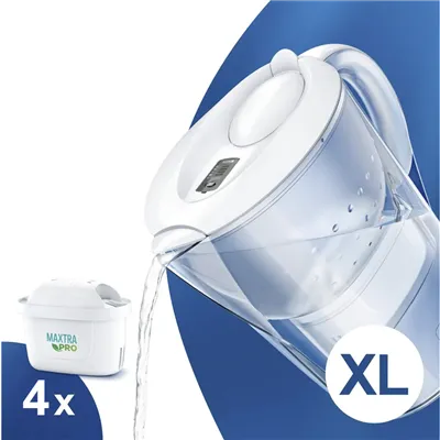 Brita Marella XL biela filtračná kanvica 3,5 l + 4 ks filtra Maxtra Pro Pure Performance