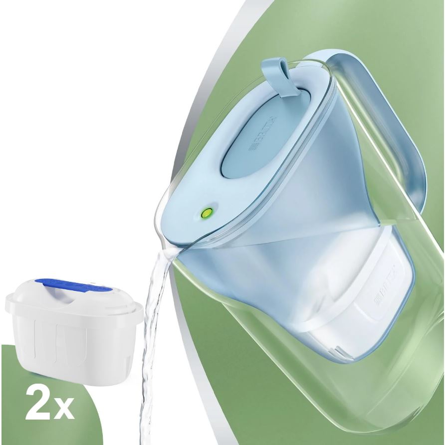 Brita Style Eco modrá filtračná kanvica + 2 ks filtra FilterLogic FL-402H