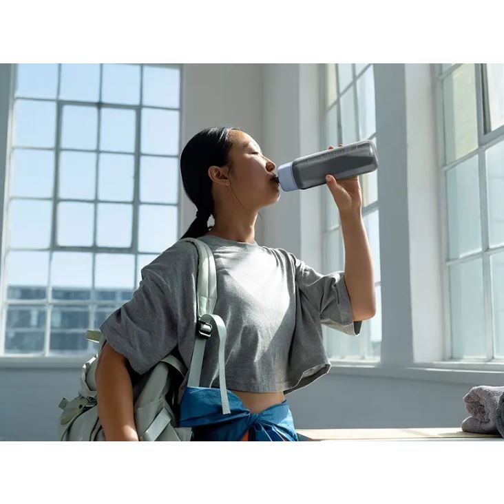 BRITA Fill&Go Active filtračná fľaša na vodu 0,6 l, modrá + 2x filter MicroDisc