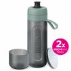 BRITA Fill&Go Active filtračná fľaša na vodu 0,6 l, zelená + 2x filter MicroDisc