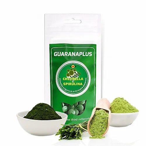 Guaranaplus Chlorella + Spirulina mix, 200 tabliet, 100 g