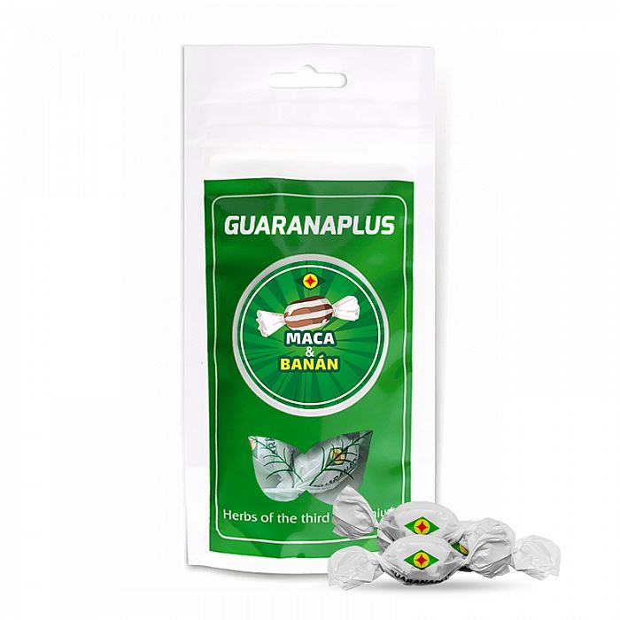 Guaranaplus Maca / Banán cukríky 70g