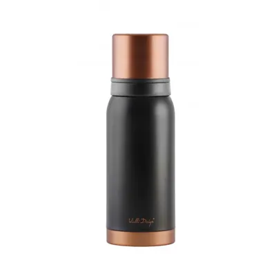 Vialli Design turistická termoska FUORI čierna 1 l (black rose gold)