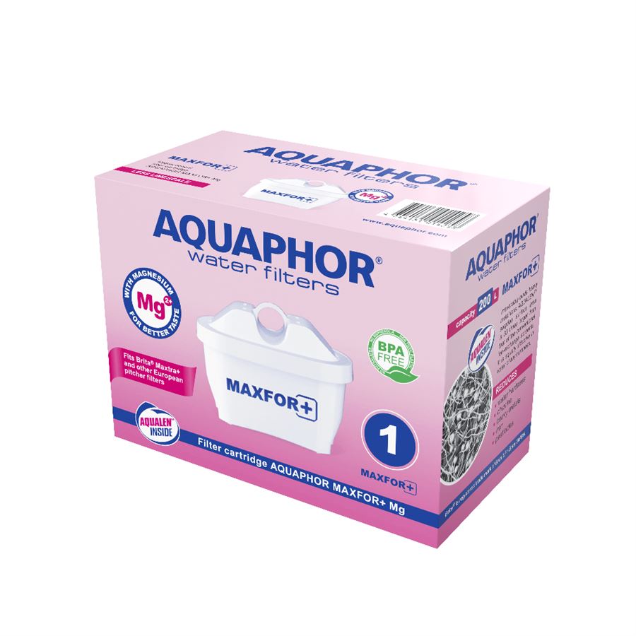 Aquaphor Glass filtračná sklenená kanvica biela 2,5 l + 2 ks filtra Maxfor+ Mg