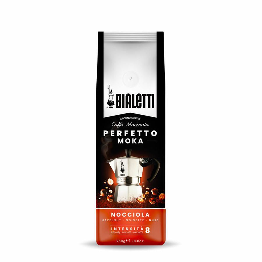 Bialetti Perfetto Moka Nocciola oriešok mletá káva 250 g