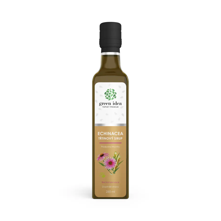 Green idea Echinacea trstinový sirup 250 g - podpora imunity