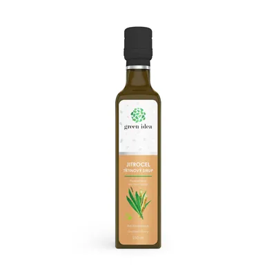 Green idea Skorocelový trstinový sirup 250 ml - dýchacie cesty, prechladnutie