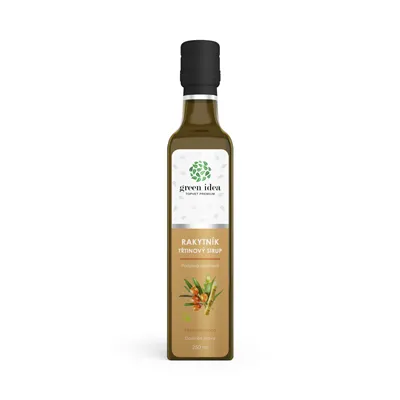 Green idea Rakytníkový trstinový sirup 250 ml - podpora imunity