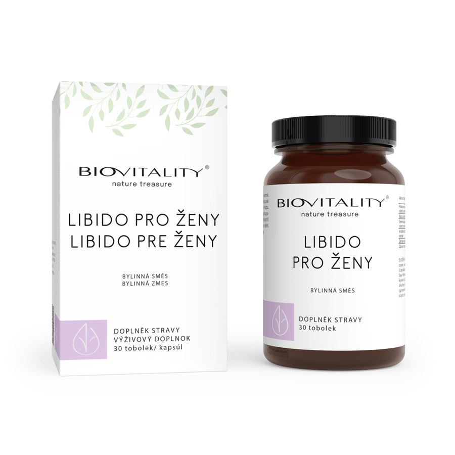 Green idea Biovitality Libido pre ženy bylinný komplex 30 toboliek - libido, stres, frigidita