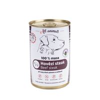 All Animals Hovädzí steak 100% mäsová konzerva pre psov 400 g