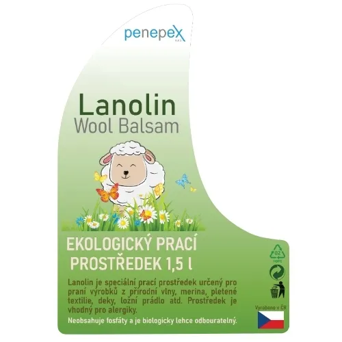 Lanolín na pranie Wool Balsam 1,5 l / 3 ks