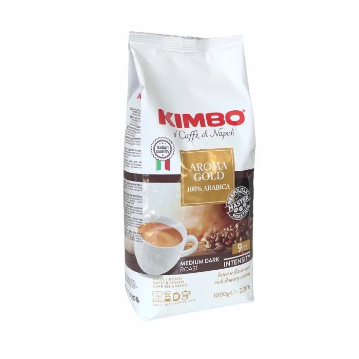 Kimbo Aroma Gold 100% Arabica zrnková káva 1 kg