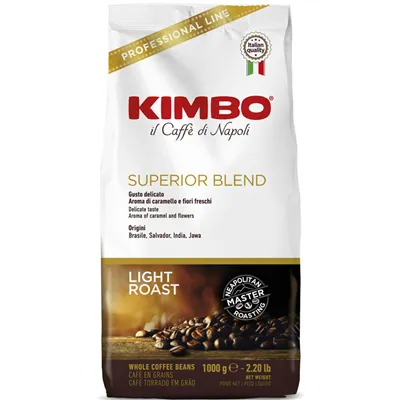 Kimbo Espresso Bar Superior Blend, zrnková 1 kg