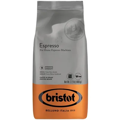 Bristot Espresso zrnková káva 1 kg (Arabica 40%, Robusta 60%)